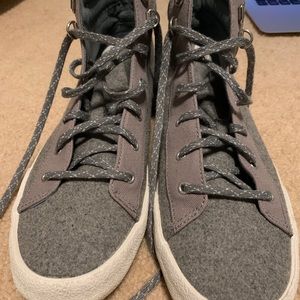 Heather Gray High Top Sneakers